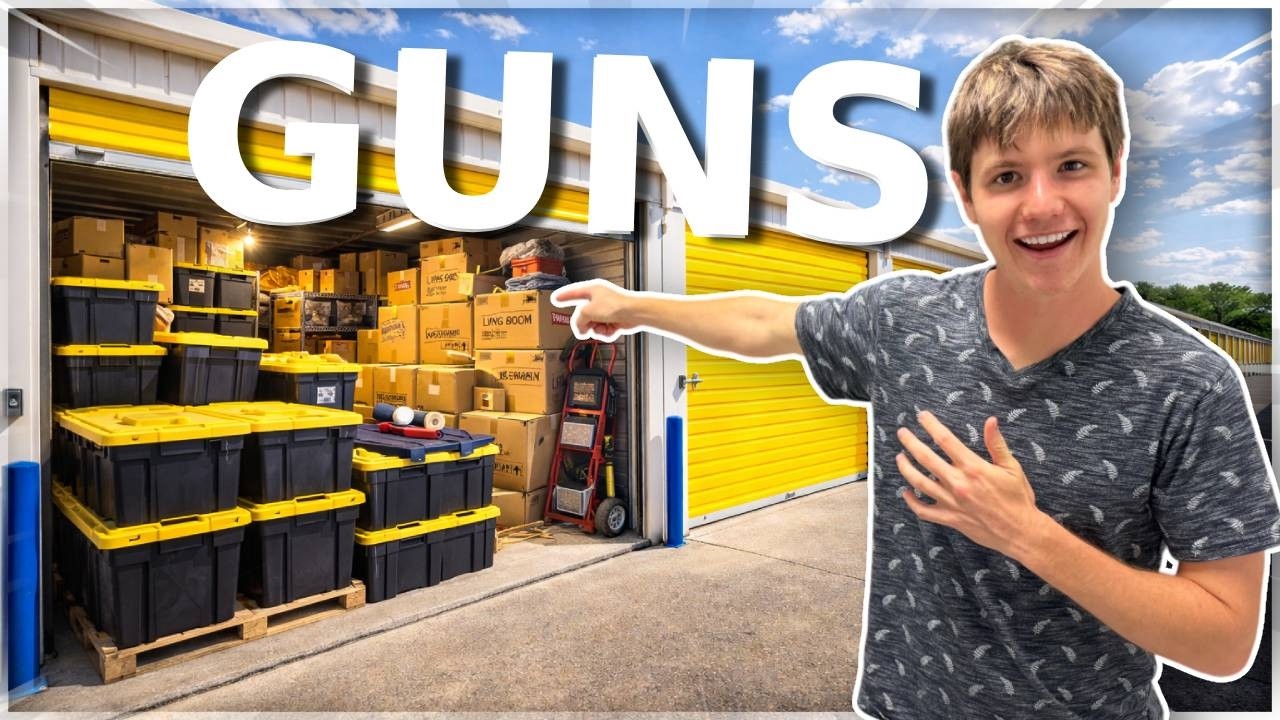 I BOUGHT A $3000 ABANDONED STORAGE UNIT & FOUND GUNS!!