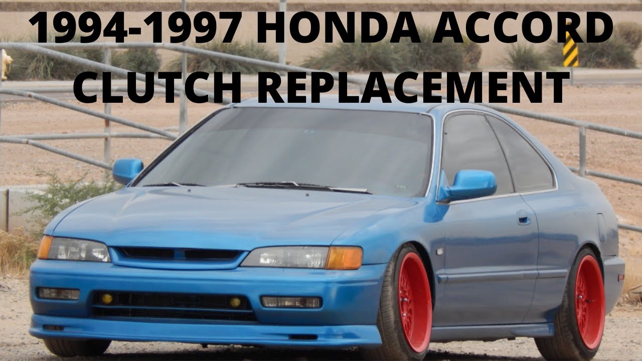 How to replace a clutch on a 1990-1997 Honda Accord