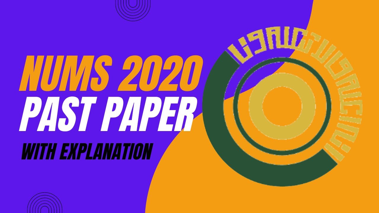 NUMS 2020 Paper with explanation