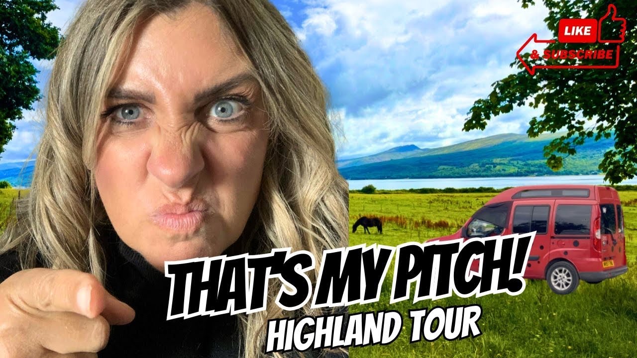 SCOTTISH HIGHLANDS in a MICROCAMPER | GET OFF MY PITCH!! 