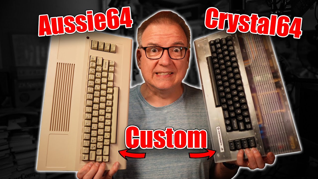Custom C64 Builds: Crystal and Aussie
