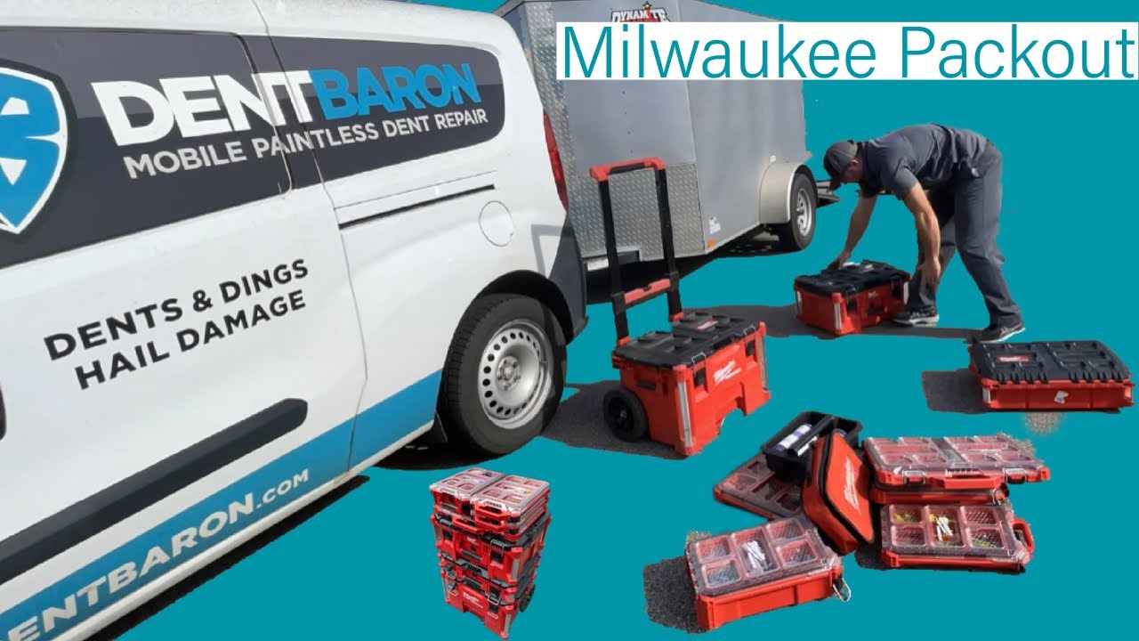 My Milwaukee Packout Setup For Paintless Dent Repair | Dent Baron Raleigh, NC