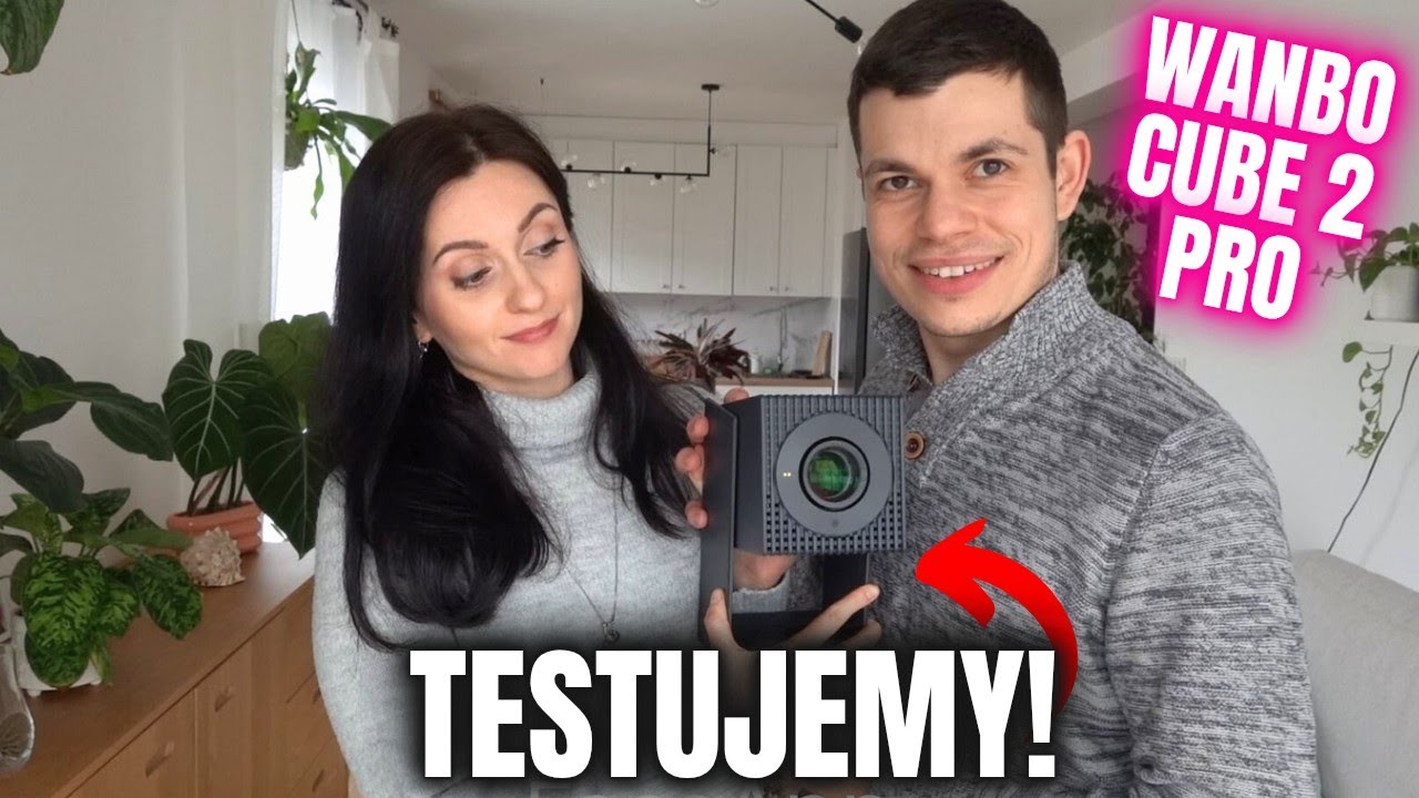 ✨Wanbo Cube 2 Pro - TEST SKŁADNEGO PROJEKTORA| Gosia i Miłosz testują #wanbo #cube2pro