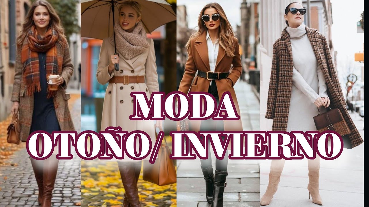 MODA TENDENCIA OTO&Ntilde;O INVIERNO 2024-2025 LOOKS Y COMBINACIONES CASUALES Y ELEGANTES PARA INVIERNO❄️