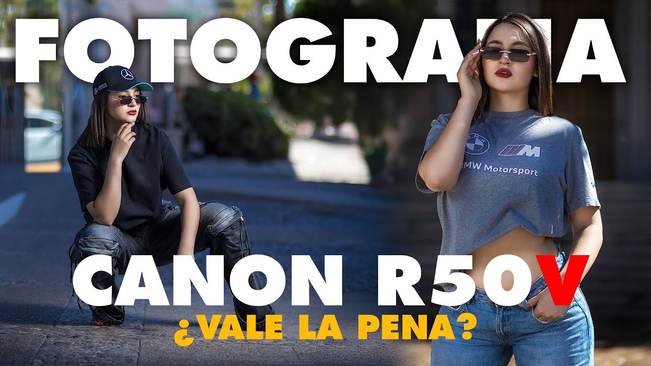 ¿La Canon R50V sirve para fotografía? | Sesión con Yuselmy Alderete + Flash AD200