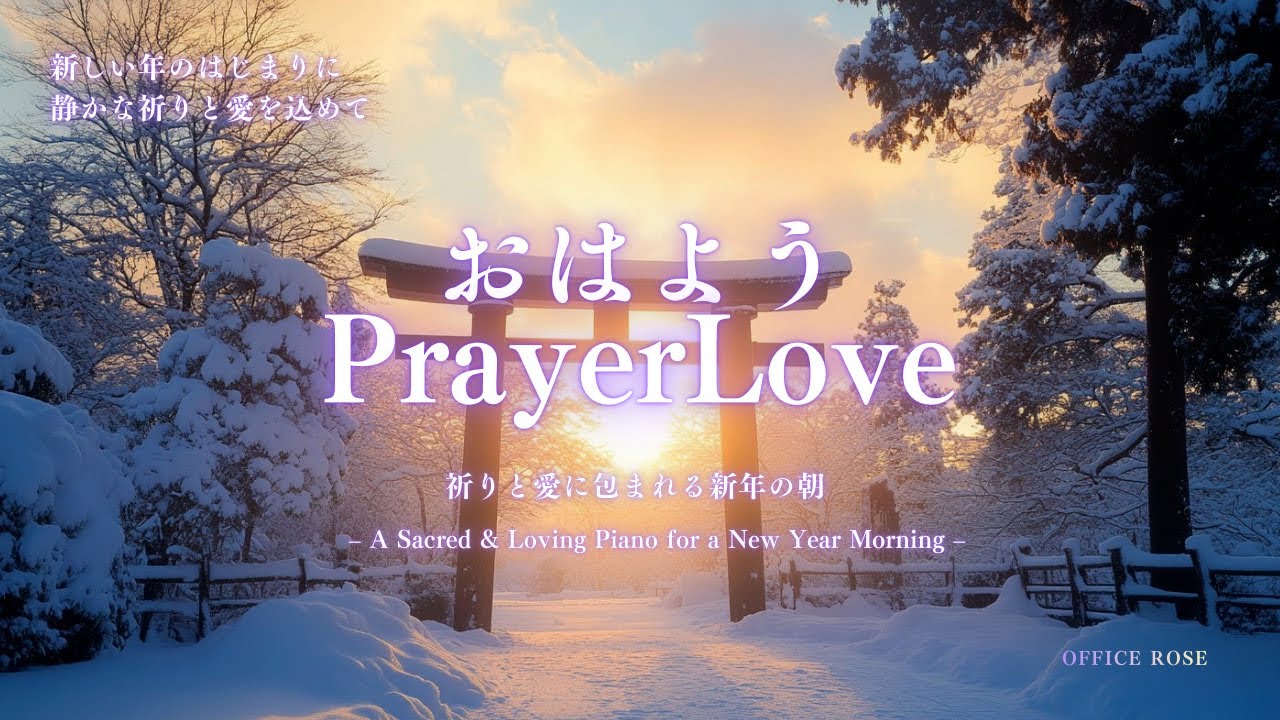 【祈りと愛】 祈りと愛に包まれる新年の朝 ピアノ Prayer Love – A Sacred & Loving Piano for a New Year Morning