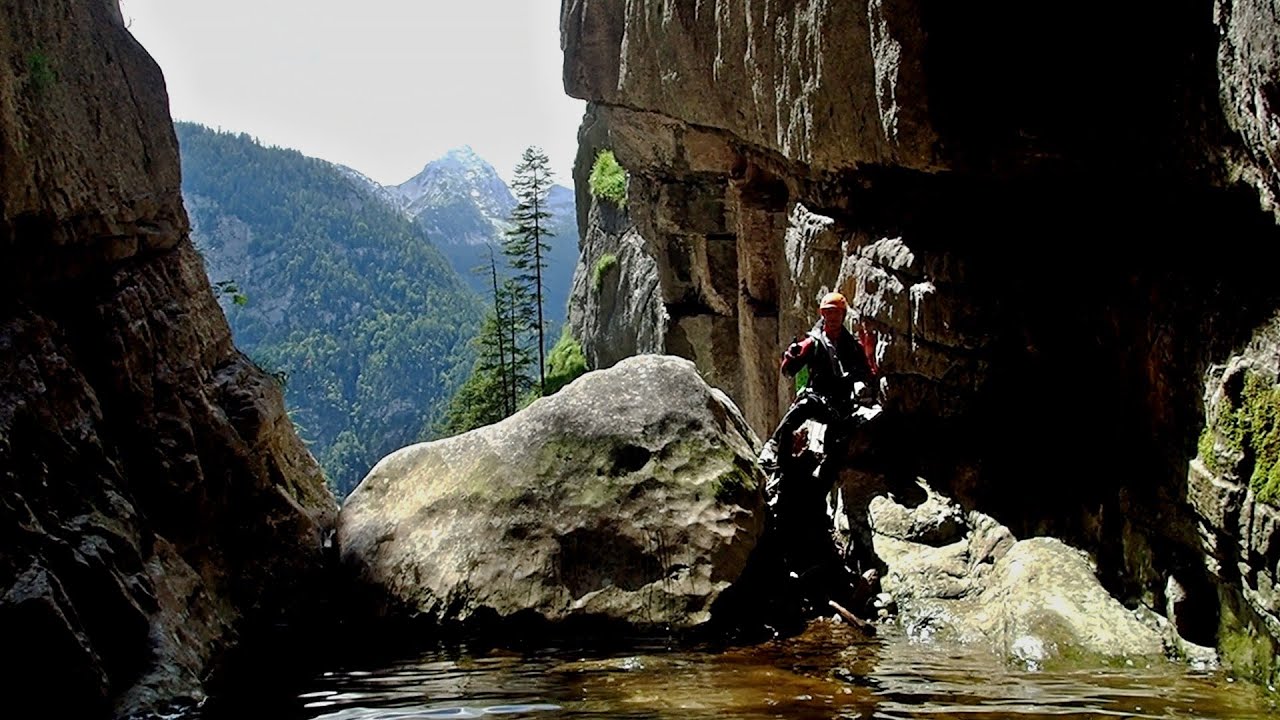 Dießbachschlucht - Canyoning in Weissbach bei Lofer, Österreich 2022