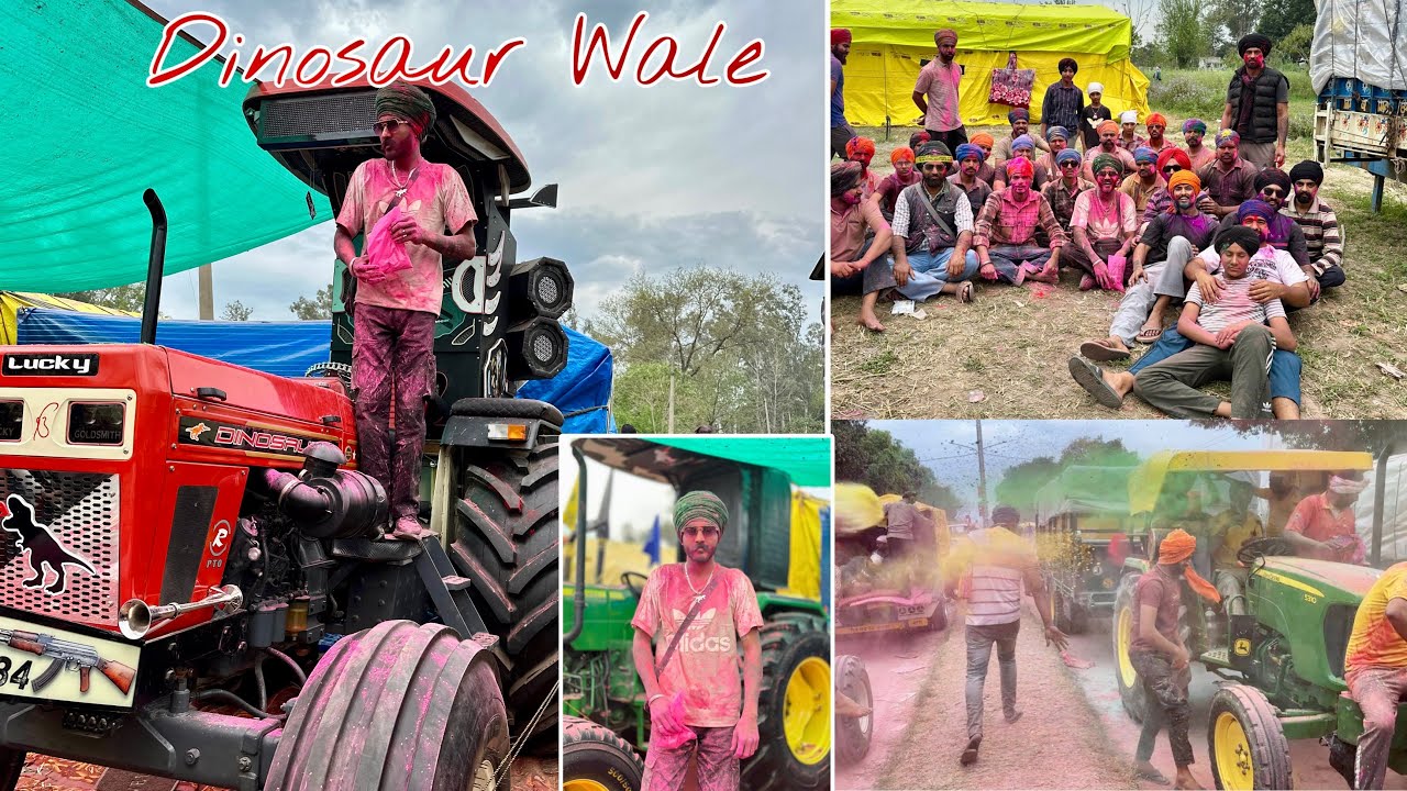 Hola Mohalla Khadyea Ajj Dinosaur 🦖 Crocodile 🐊 Te Eagle 🦅 Kol | Sare Bhra iea Hola Khadan 🔥| Lucky