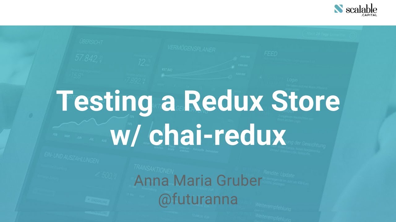 chai-redux author Anna Gruber: Testing a Redux Store with chai-redux