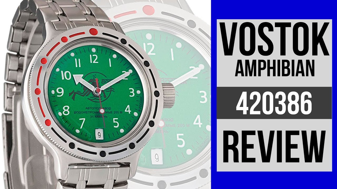 Vostok Amphibia Scuba Dude 420386 Diving Watch Review