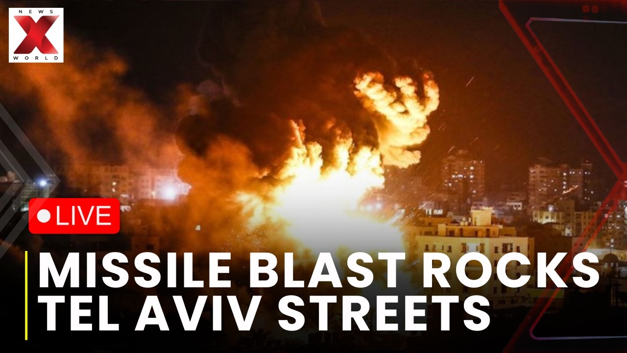 Tel Aviv Missile Strike LIVE : Iranian missile slams Tel Aviv,authorities secure scene amid dest