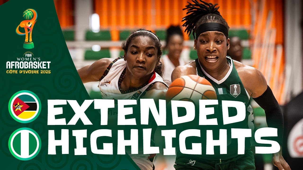 Mozambique 🇲🇿 vs Nigeria 🇳🇬 | Extended Highlights | FIBA Women's AfroBasket 2025