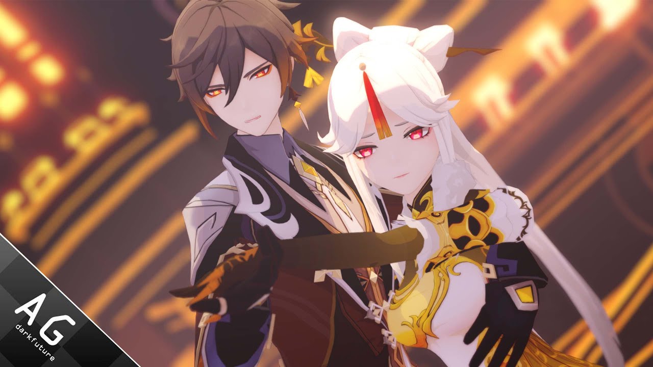 zhongli | ningguang【Cantarella -grace edition- 】 | Genshin Impact 【MMD AGTH】