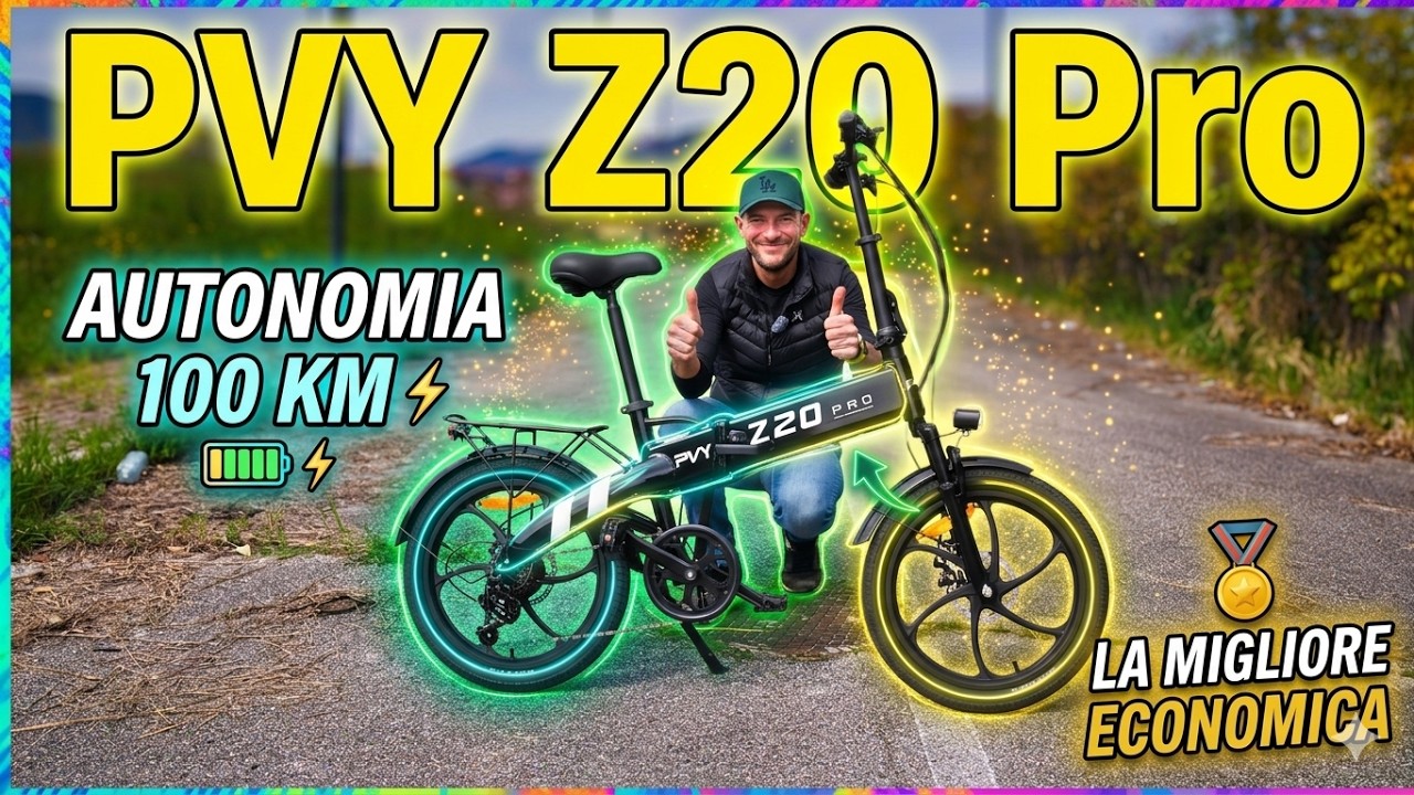 La Bici elettrica ECONOMICA , PIEGHEVOLE e LEGGERA  LA migliore DEL 2026 per QUALIT&Agrave;/PREZZO !