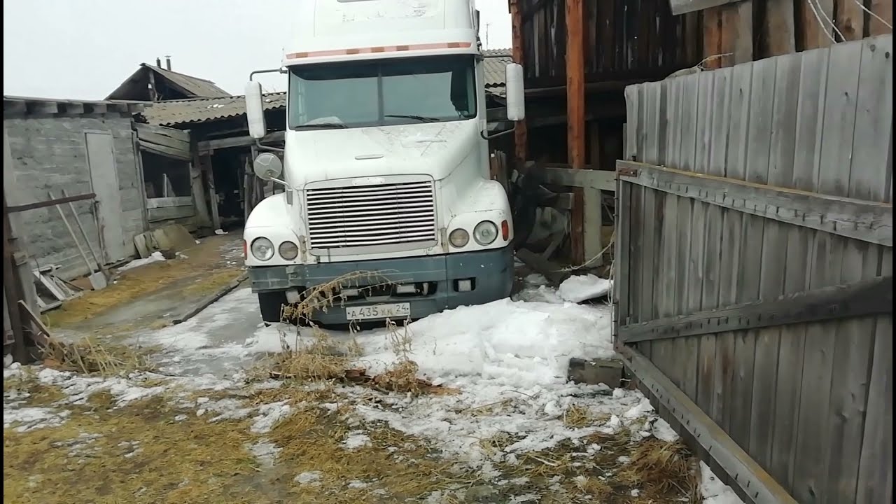 Запуск Freightliner Century после долгого простоя.