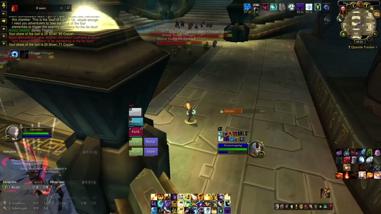 WoW Cataclysm Classic - Halls of Origination [Heroic] [Short Route] [Healer - Discipline Priest]