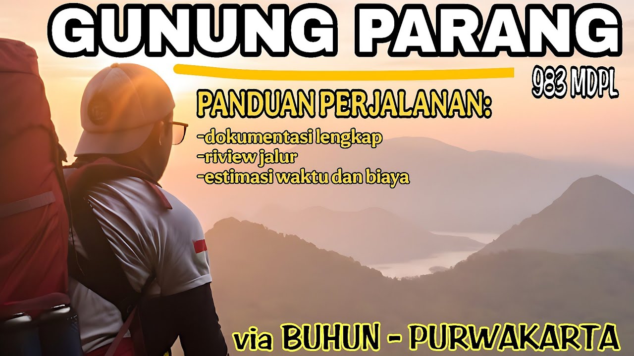 TANTANGAN GUNUNG PARANG PENDAKIAN TERAKHIR 2025 || panas, curam dan tanjakan tanpa ampun