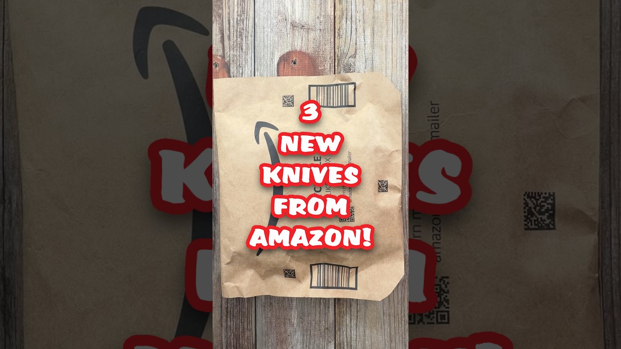 3 новых карманных ножа с Amazon! #обзорножей #карманныйнож
