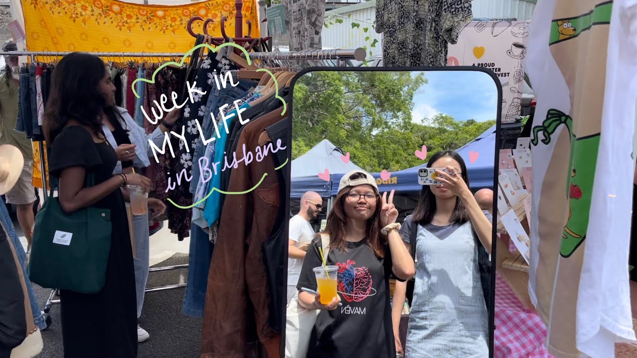 week in my life as a UQ research student 👩🏻‍🔬🍨 | campus, iPad unboxing, Sunday market & more