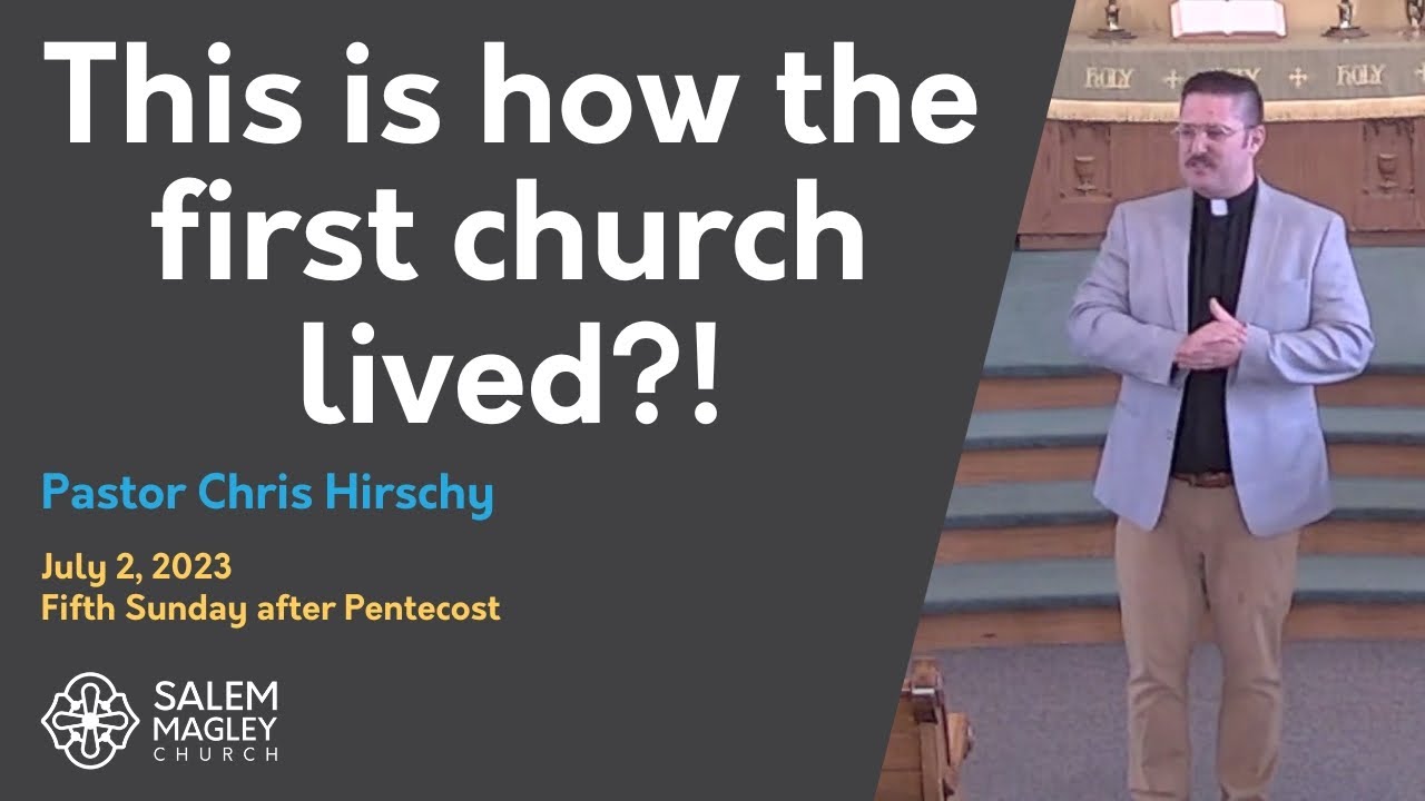 Did the first Christians really live this way? Should we too?