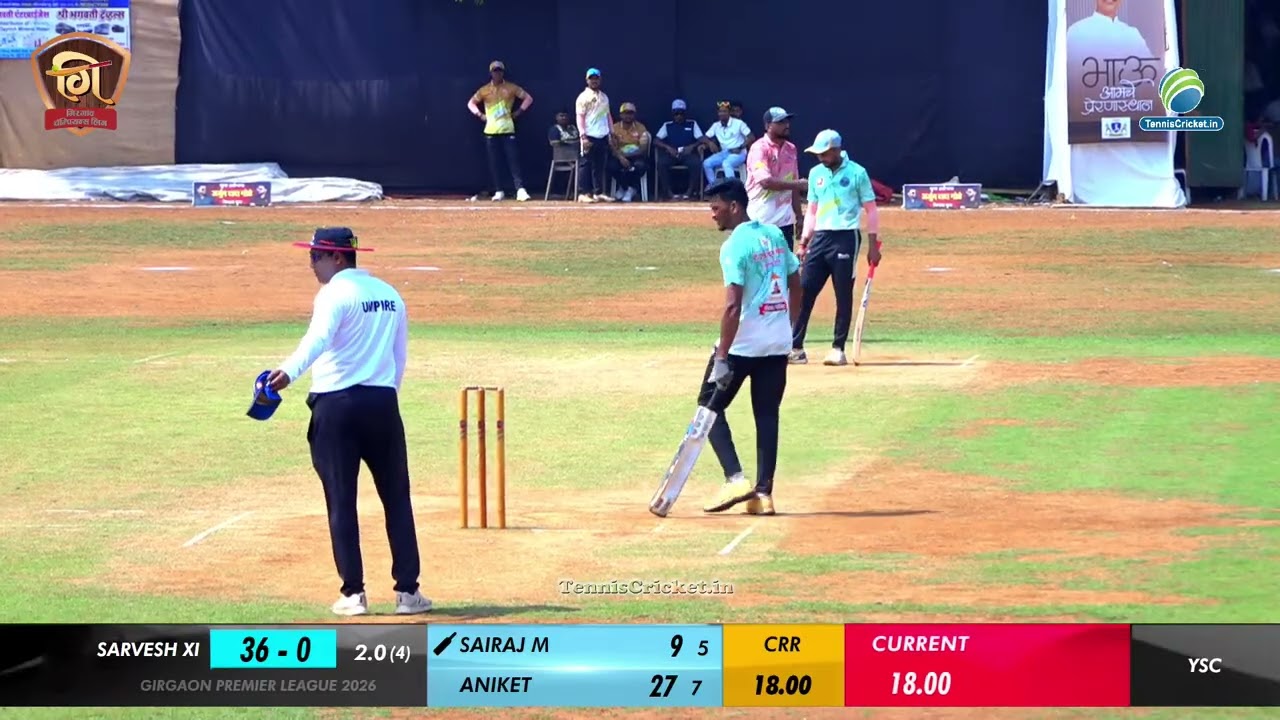 Sarvesh Xi Vs YSC Match || Girgaon Champion's League 2026