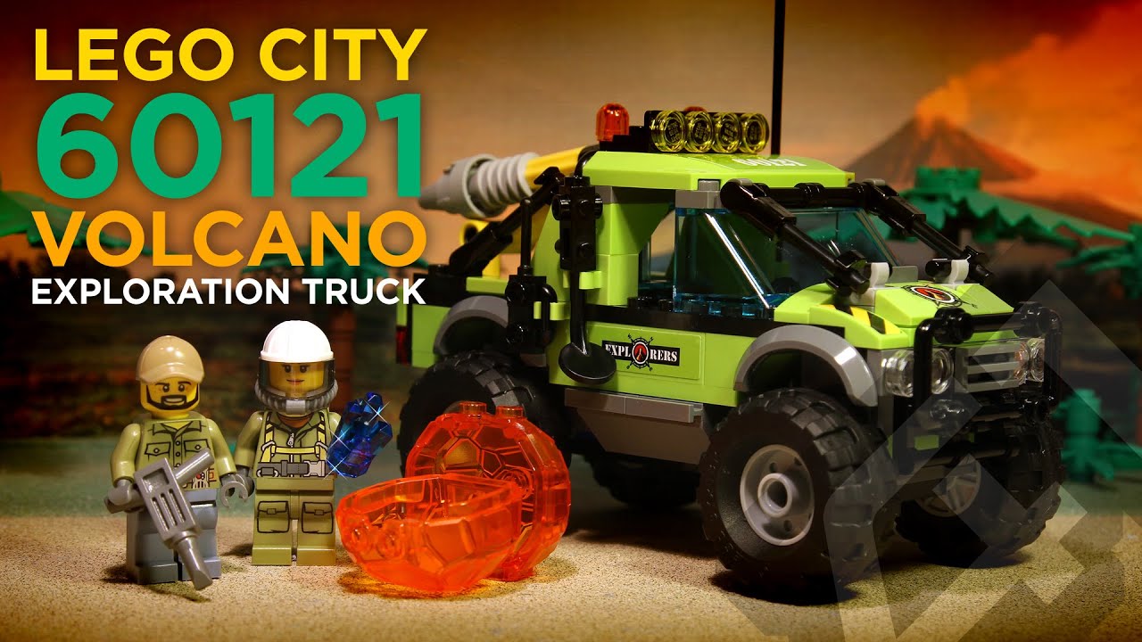 LEGO City 60121 - Volcano Exploration 4x4 Truck (2016) - Stop Motion Build