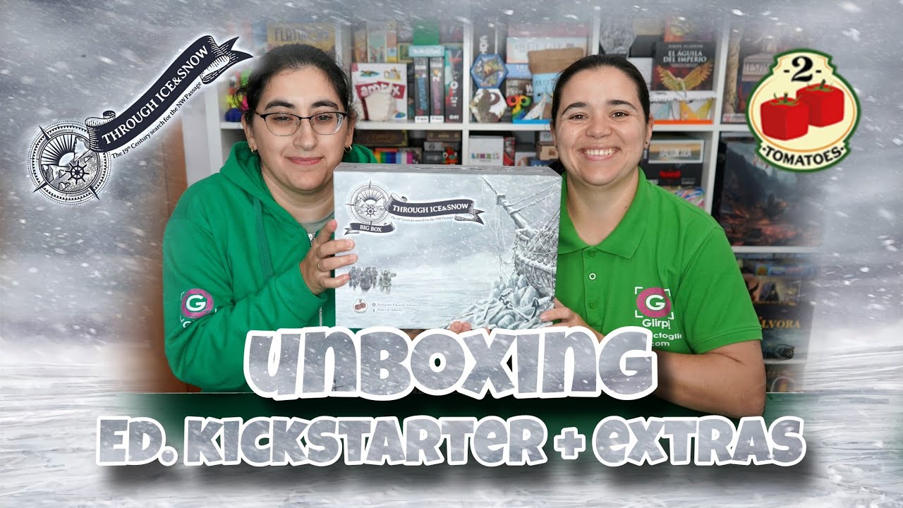 ❄️Through Ice&Snow 🧊 Unboxing de la Edición kickstarter Almirante + extras