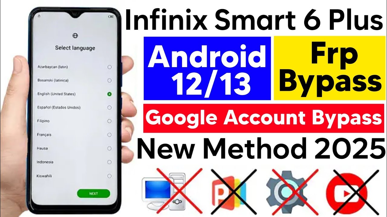 Infinix Smart 6 Plus FRP Bypass Without Pc | New Trick | Infinix X6823C Google Account Bypass 2025
