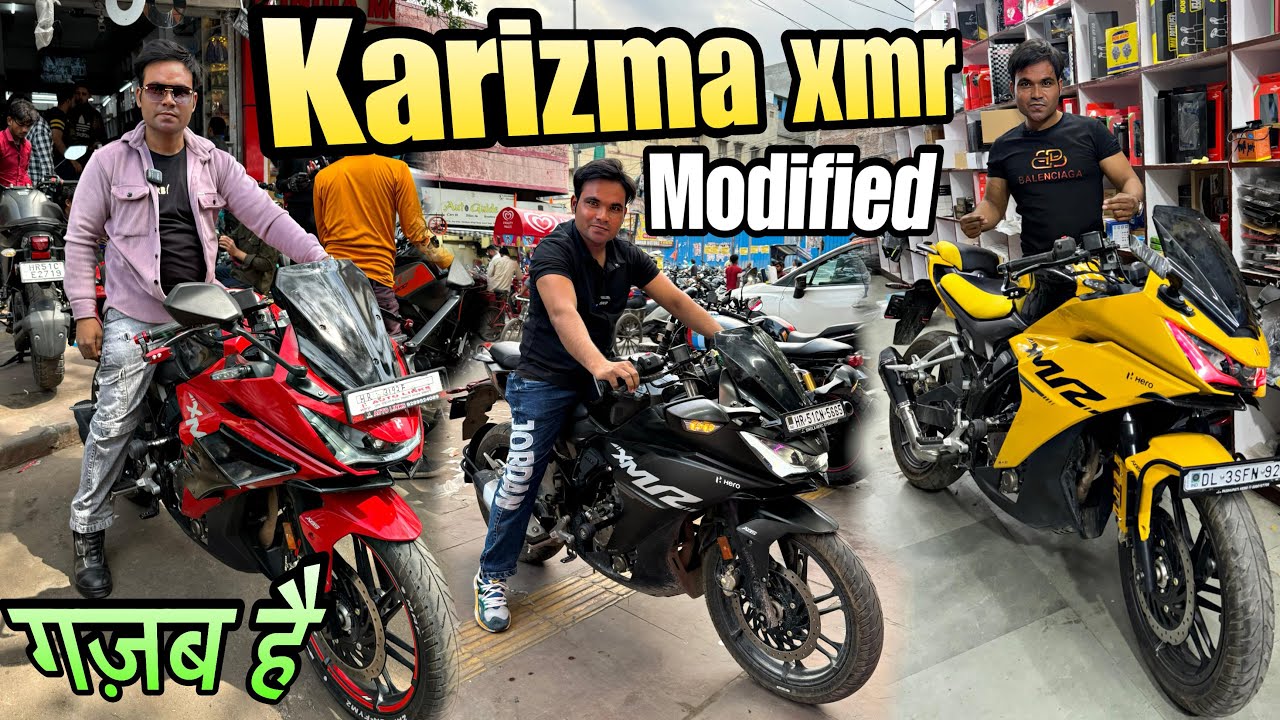 XMR Modified | karizma xmr 210 modifications | xmr radiator grill | Xmt 210 modification