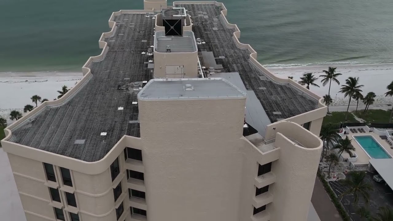 Naples Drone flies for Acrisure Insurance over Surfside hi-rise condo 5
