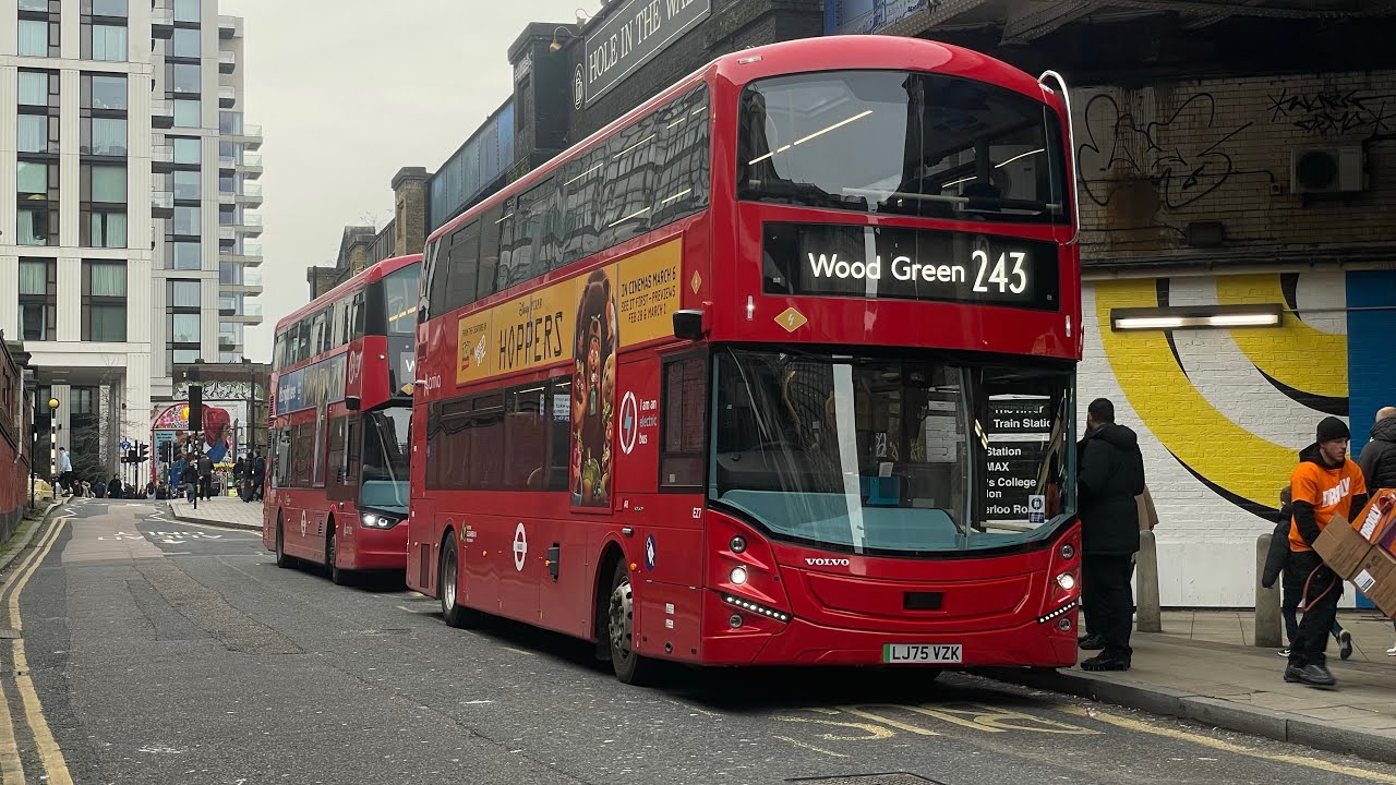 Journey on route 243s New allocation LJ75VZK EZ7