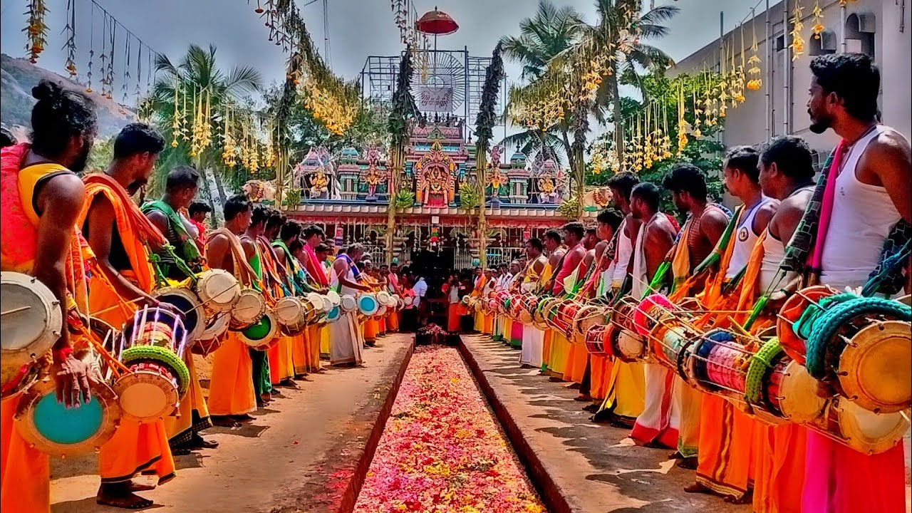 பம்பை அழைப்பு மாசி குண்டம் திருவிழா  திருச்செங்கோடு அருள்மிகு சின்ன ஓங்காளியம்மன் திருக்கோயில்