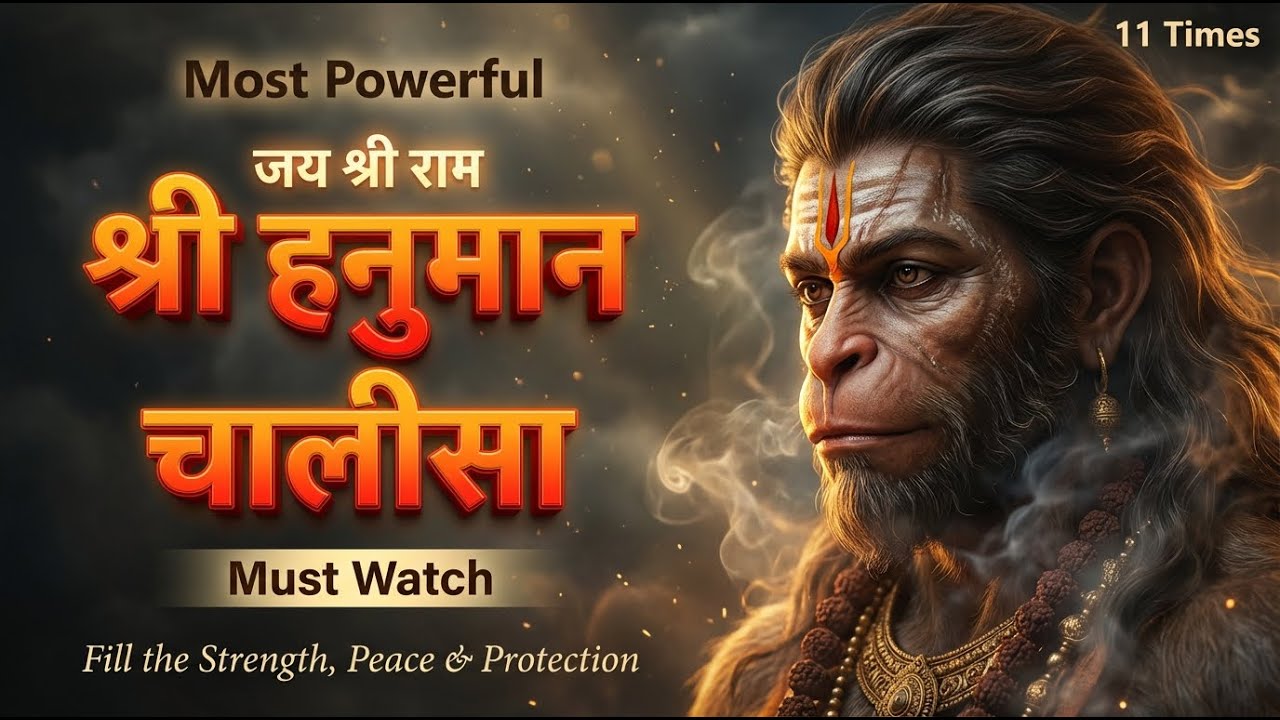 Nonstop🔱Shri Hanuman Chalisa | Powerful Chant for Strength, Peace & Protection🔱