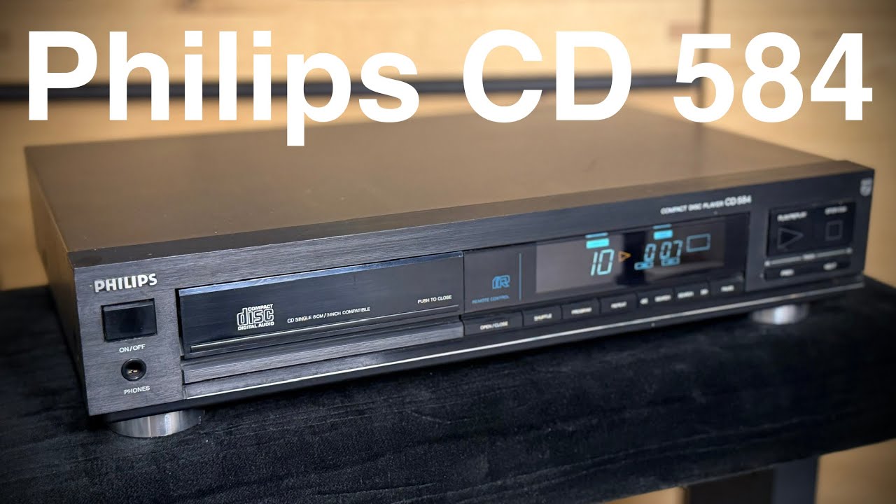 Демонстрация CD-плеера Philips CD 584 TDA1541a