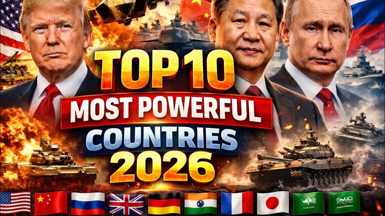 Top 10 most powerful countries in the world 2026