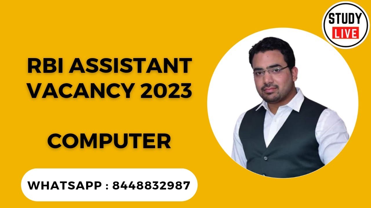 RBI ASSISTANT 2023 | COMPUTER | #WhatsApp_8448832987