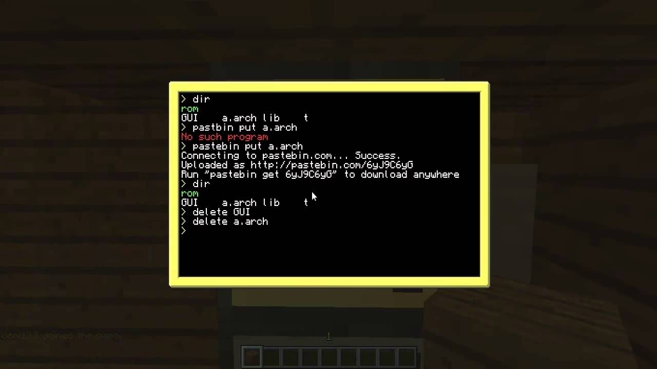 [Уроки] Minecraft ComputerCraft Архиватор