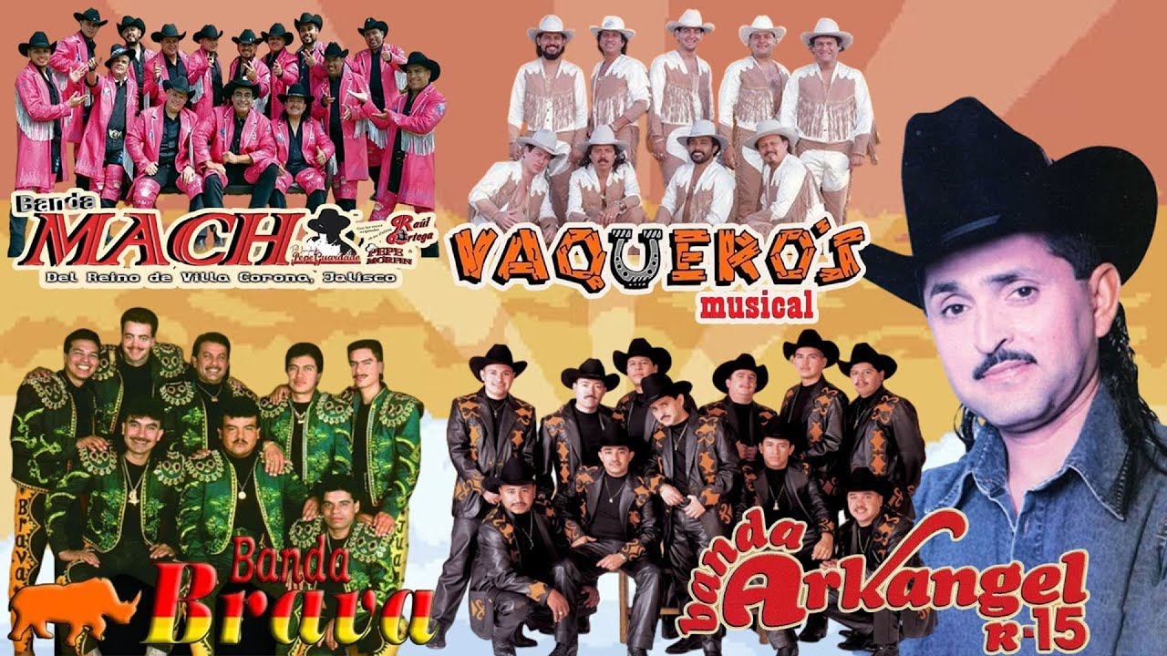 Mix lo Mejor De la Banda ✅ Arkangel R-15 & Banda Mach, Banda Brava y Vaqueros Musical