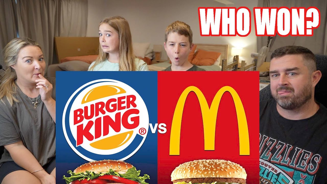 New Zealand Family Reacts to BURGER KING vs MCDONALD'S (WHICH ONE IS BEST?)