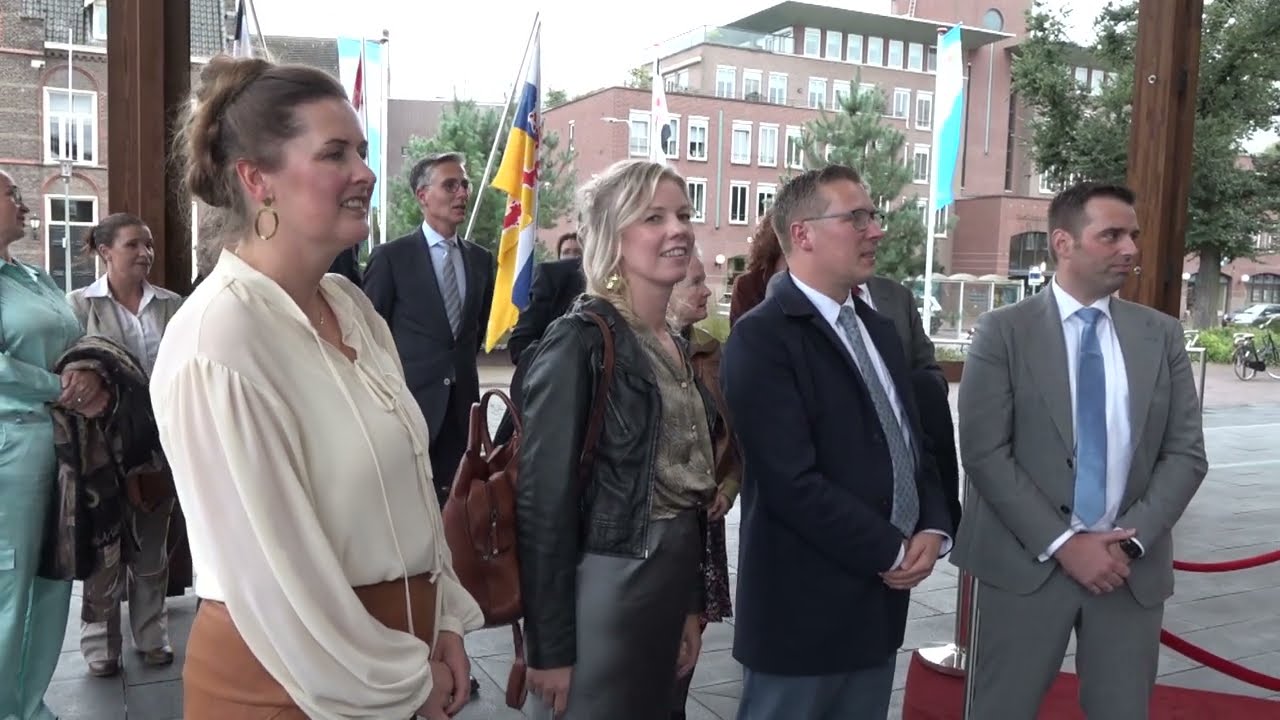 Felicitaties bij receptie nieuwe burgemeester: 