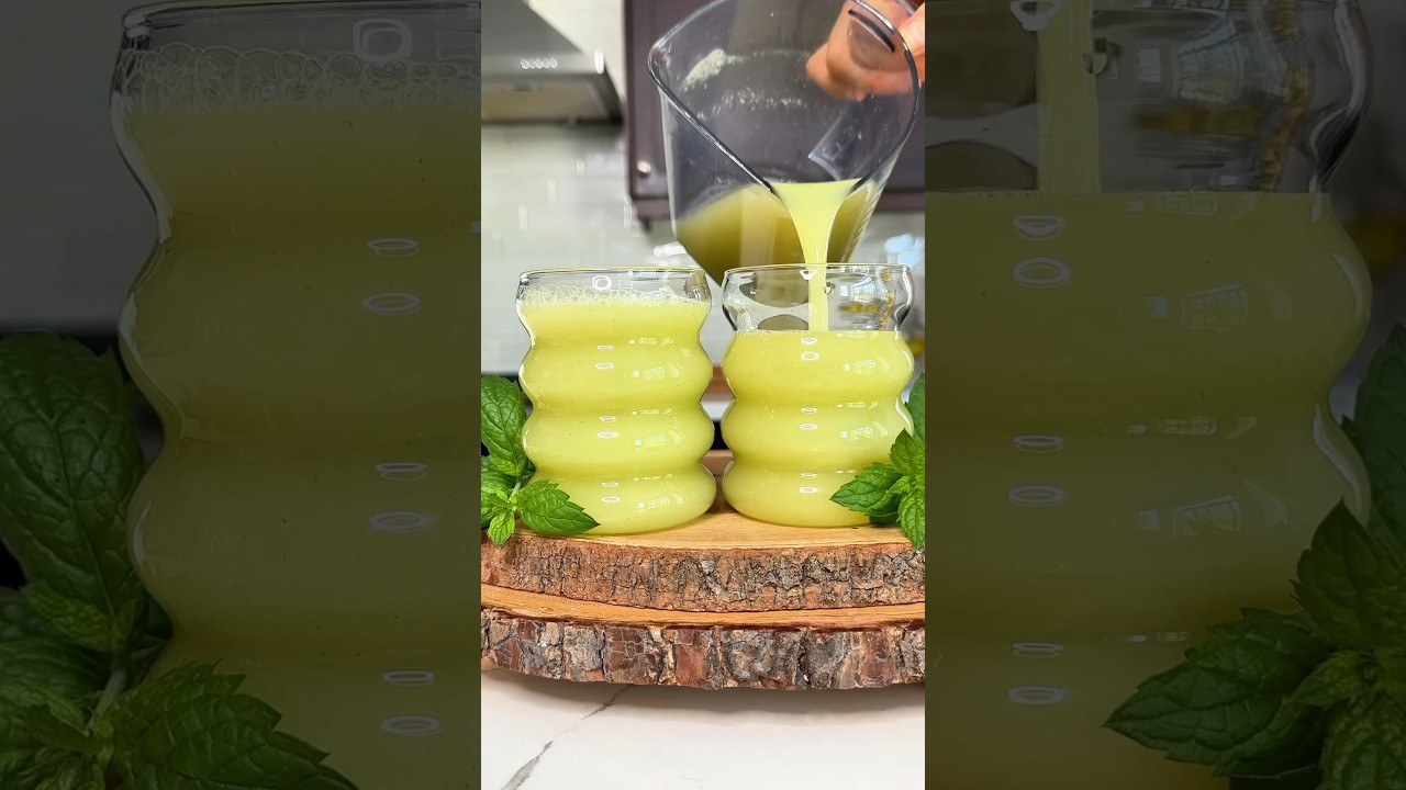 Asian pear refreshing drink, helps reduce inflammation #juicing #juicerecipe #detox