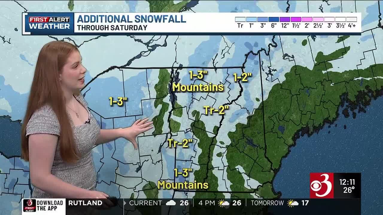 A few lingering flurries ahead of a February thaw