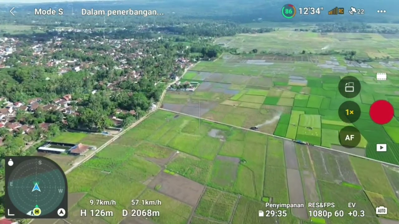 NERBANGIN DJI MINI 3 MENGGUNAKAN DJI RC Layar | Lebih Kuat Mana sama RCN1