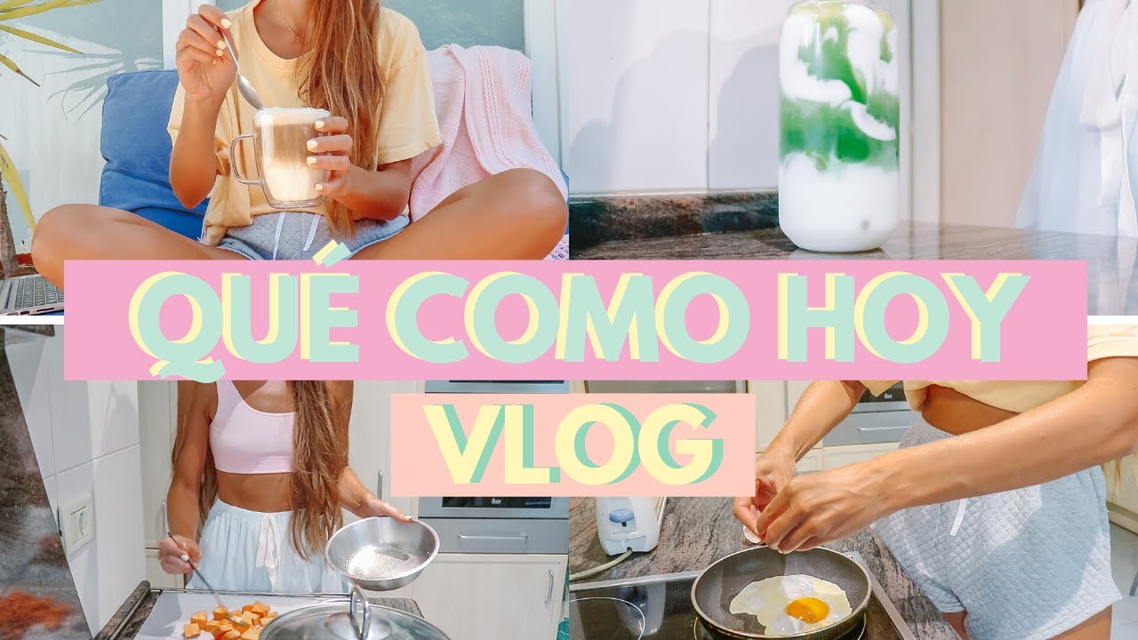 QUÉ COMO EN UN DÍA Saludable con recetas | Un día conmigo