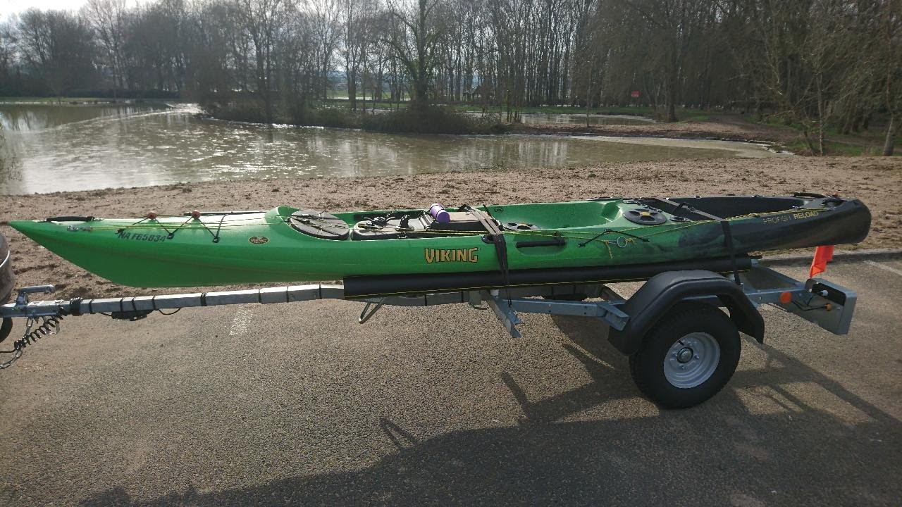 Remorque Kayak Home Made .