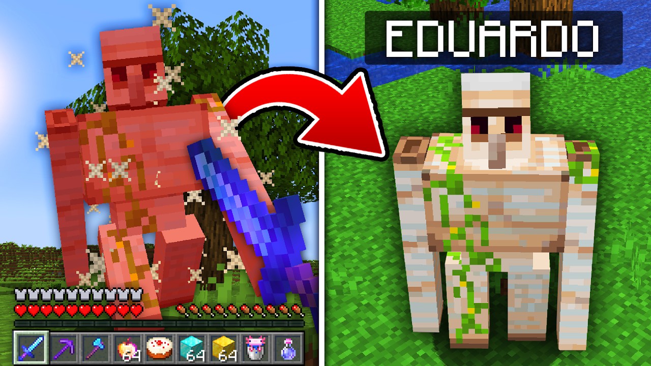 Minecraft PERO ME CONVIERTO en el MOB que MAT0
