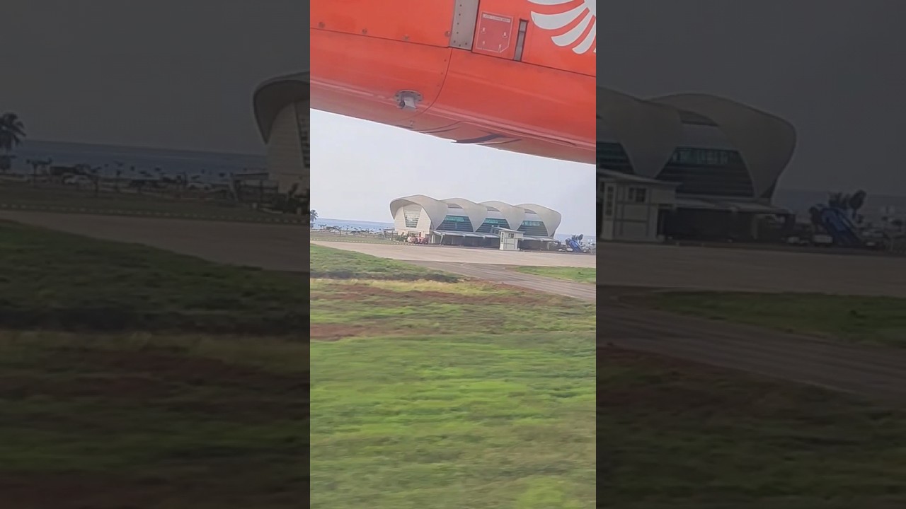 View saat mendarat di Bandara Tampa Padang Mamuju #sulbar #mamuju #manakarra