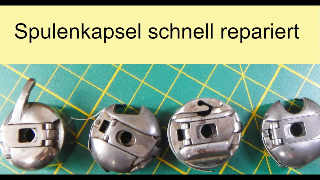 🧵 Spulenkapsel vom Untergarn reparieren - schnell, einfach