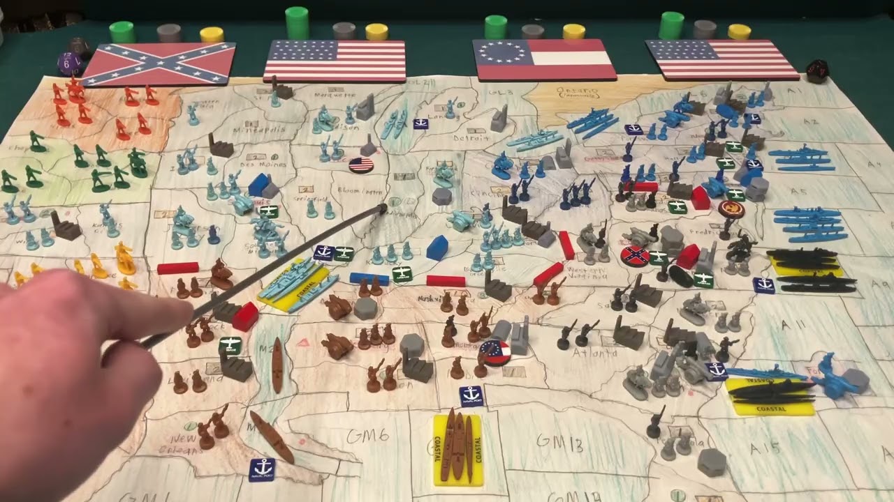 How to play Yanks & Rebs 1861! (Part 1 intro & basics)