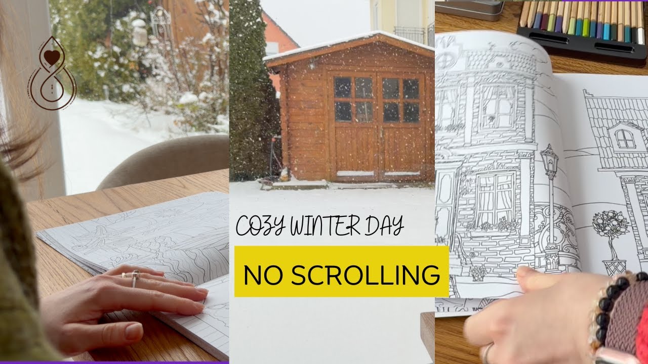 Snowy Day Coloring No Scrolling